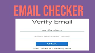 Email Address Checker Online Free  Email ID Checker Online Free [upl. by Bonni]