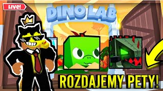 🎉NOWY DINO LAB UPDATE W PET SIMULATOR 99🎉ROZDAJEMY KOZACKIE PETY🎉1ZŁ2MIN LIVE🎉 [upl. by Wendeline686]