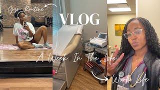 A WEEK IN THE LIFE of a OBGYN MEDICAL ASSISTANT VLOG  4 AM WORK AND GYM ROUTINE [upl. by Fishbein920]