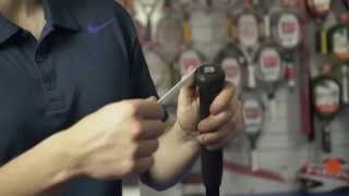 How To Apply Your Overgrip  Tennis Warehouse Australia Instructional Video [upl. by Negah]