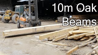 DIY ROOF INSTALLING 10m BEAMS [upl. by Trebloc]