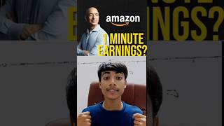 How much AMAZON Earned in 1 minute shorts amazon revenue [upl. by Fleece]