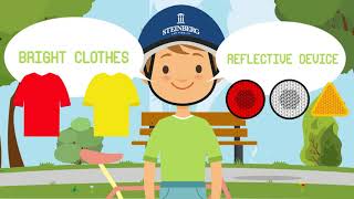 Top 10 Bike Safety Rules for Kids  Safe On Wheels [upl. by Yehtomit]