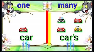 One amp Many  Lets Learn One And Many  Singular  Plural  One And Many Words एकवचन व अनेकवचन [upl. by Lennaj]