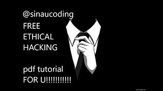 ethical HACKING pdf tutorials FREE download [upl. by Sada]