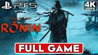 RISE OF THE RONIN Gameplay Walkthrough FULL GAME 4K 60FPS PS5  No Commentary [upl. by Adnwahsat]