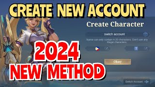 Paano gumawa ng bagong account sa mobile legends  2024 LATEST NEW METHOD [upl. by Tess]