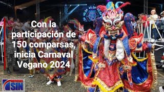 Con la participación de 150 comparsas inicia Carnaval Vegano 2024 [upl. by Ibbison]