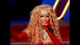 Christina Aguilera Lil Kim Mya amp Pink  Lady Marmalade Live At MTV Movie Awards 2001 [upl. by Jillane]