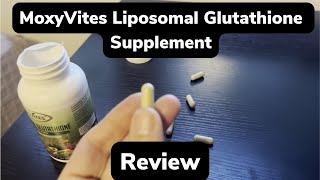 MoxyVites Liposomal Glutathione Supplement review [upl. by Kiran]