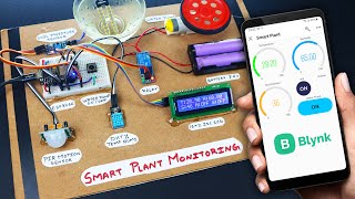 New Blynk IOT Smart Plant Monitoring System [upl. by Dorisa]