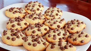 Galletas con chispas de chocolate se deshacen en la boca 🍪 Las galletas más ricas [upl. by Toulon]