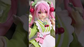 Hatsune Miku Coreful Sakura Wafuu Kissa Taito Online Crane Limited Anime Figure Review and Unboxing [upl. by Nylidnam]