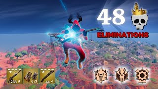 48 ELIMINATIONS Cloaked Shadow  FORTNITE METALLICA UPDATE  Zero build gameplay XBOX ELITE PC [upl. by Sajovich]