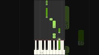 Motion City Soundtrack Everything Is Alright Piano Tutorial shorts short shortvideo shortsvideo [upl. by Nuhsyar]