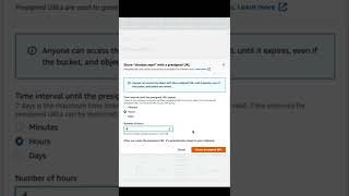 How to get a presigned url from Amazon S3 [upl. by Vaios]