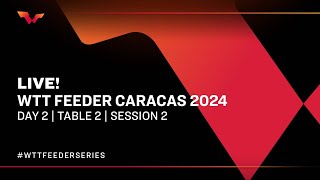 LIVE  T2  Day 2  WTT Feeder Caracas 2024  Session 2 [upl. by Elacim]