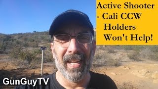 Why California CCW holders probably wont help with an active shooter [upl. by Merola]