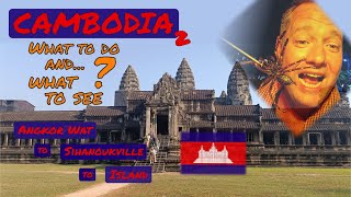 Cambodia 2  What to do and what to see Angkor Wat  Sihanoukville  islands cambodia travelvlog [upl. by Hteik220]