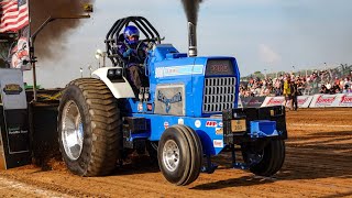 Scheid Diesel Extravaganza 2024 Hot Farm Tractor Pulling action from Wagler Motorsports Park PPL [upl. by Lynd849]