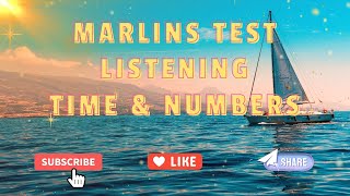 Marlins Test For Seafarer  Listening [upl. by Carpenter]