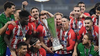 Fernando Torres se despide del Atlético de Madrid levantando la Copa de Campeones de la EuropaLeague [upl. by Jolenta365]