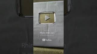 I Make Silver Play Button  Rhinobhaijan  trandingvirlshort [upl. by Vaenfila48]