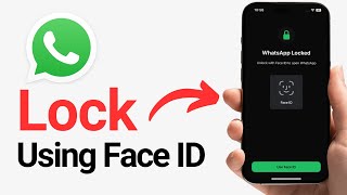 How To Lock Whatsapp With Face Id In Iphone  Whatsapp Par Face Lock Kaise Lagaye 2024  whatsapp [upl. by Asit516]