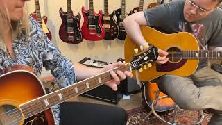 Epiphone Masterbilt Frontier  Texan quotLearning To Flyquot jam [upl. by Andreas803]