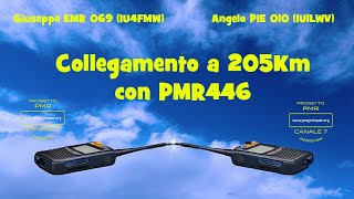 Collegamento a 205Km con PMR446  Ero al Mottarone per tentare di collegare lEtna  Progetto PMR [upl. by Idac]