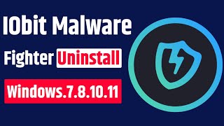 IObit Malware Uninstall Kaise Kare  How to Uninstall Iobit Malware Fighter On Windows 781011 [upl. by Stacia]