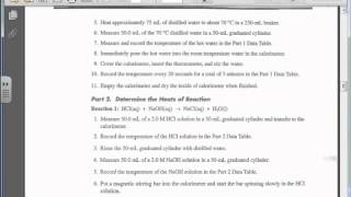 Thermodynamics Enthalpy of Reaction and Hesss Law Video Instructions [upl. by Dib]