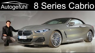 BMW 8Series Cabriolet REVIEW Exterior Interior 8er Cabrio  Autogefühl [upl. by Remlap]