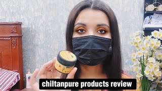 Chiltanpure vitamin c serumampsunscreen review [upl. by Akilam]