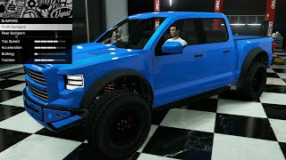 GTA 5  Past DLC Vehicle Customization  Vapid Caracara 4x4 Ford Raptor [upl. by Piper584]