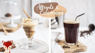 Café Frappé amp Affogato  2 boissons au café pour lété [upl. by Farah]