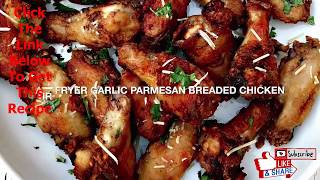 Air Fryer Recipes Chicken Breast  Air Fryer Garlic Parmesan Breaded Chicken [upl. by Apilef]