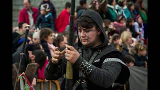 Feria Medieval Ribadavia 2018 Torneo Justas Festa da Istoria [upl. by Adeys]