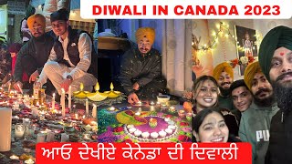 ਕੈਨੇਡਾ ਦੀ ਦਿਵਾਲੀ🪔 2023  Diwali Celebration In Canada🪔 ਆਓ ਦੇਖੀਏ ਕਿਵੇਂ ਮਨਾਈ🥳 Canada🇨🇦 [upl. by Ancel]