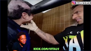 REACTING TO Vitaly amp SwaeLee Catch A Child Pr3dator Put Nair In His Hair amp Give Him A Shower [upl. by Christiana]