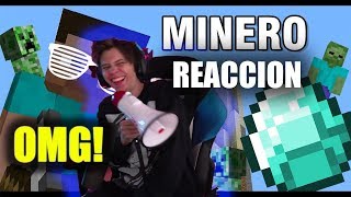 Rubius reacciona a MINERO y CREEPER STYLE [upl. by Ahseiyk]