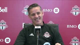 John Herdman mentions new trialists training with Toronto FC and possible Oso return vs Atlanta [upl. by Erv]