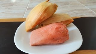 💖TAMALES DULCES DE FRESA RIQUÍSIMOS💖 [upl. by Napoleon921]