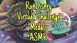 RunDisney Virtual Challenge Medals ASMR [upl. by Virgie]