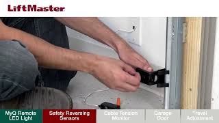 My Garage Door Wont Fully Close LiftMaster Wall Mounted Garage Door Opener [upl. by Rennerb57]