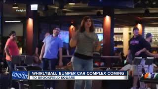 WhirlyBall bumper car complex and BistroPlex coming to Brookfield Square [upl. by Hildegarde]