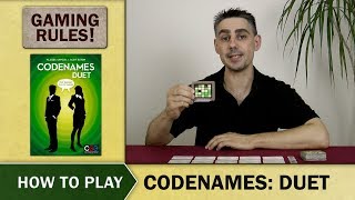 Codenames Duet  How to Play [upl. by Cheng332]