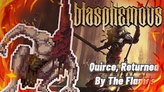 Blasphemous Quirce Returned by the Flames Boss fight  greek gameplay [upl. by Adlemy]