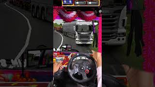 Bus Drivers Risky Overtake Eurotruck Simulator 2 Tamil Steering Wheel Logitech g29 shortsvideo [upl. by Sverre]