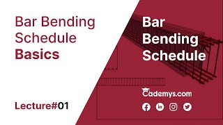 Bar Bending Schedule Basics quantity surveying  Lecture 1 [upl. by Tobie]